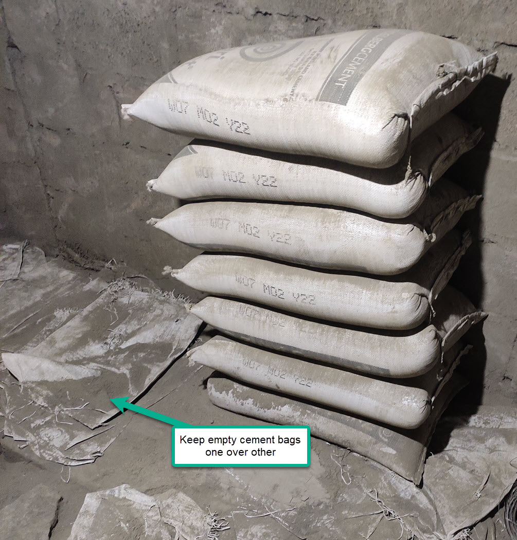 protecting cement bags from cold protecting cement bags from cold