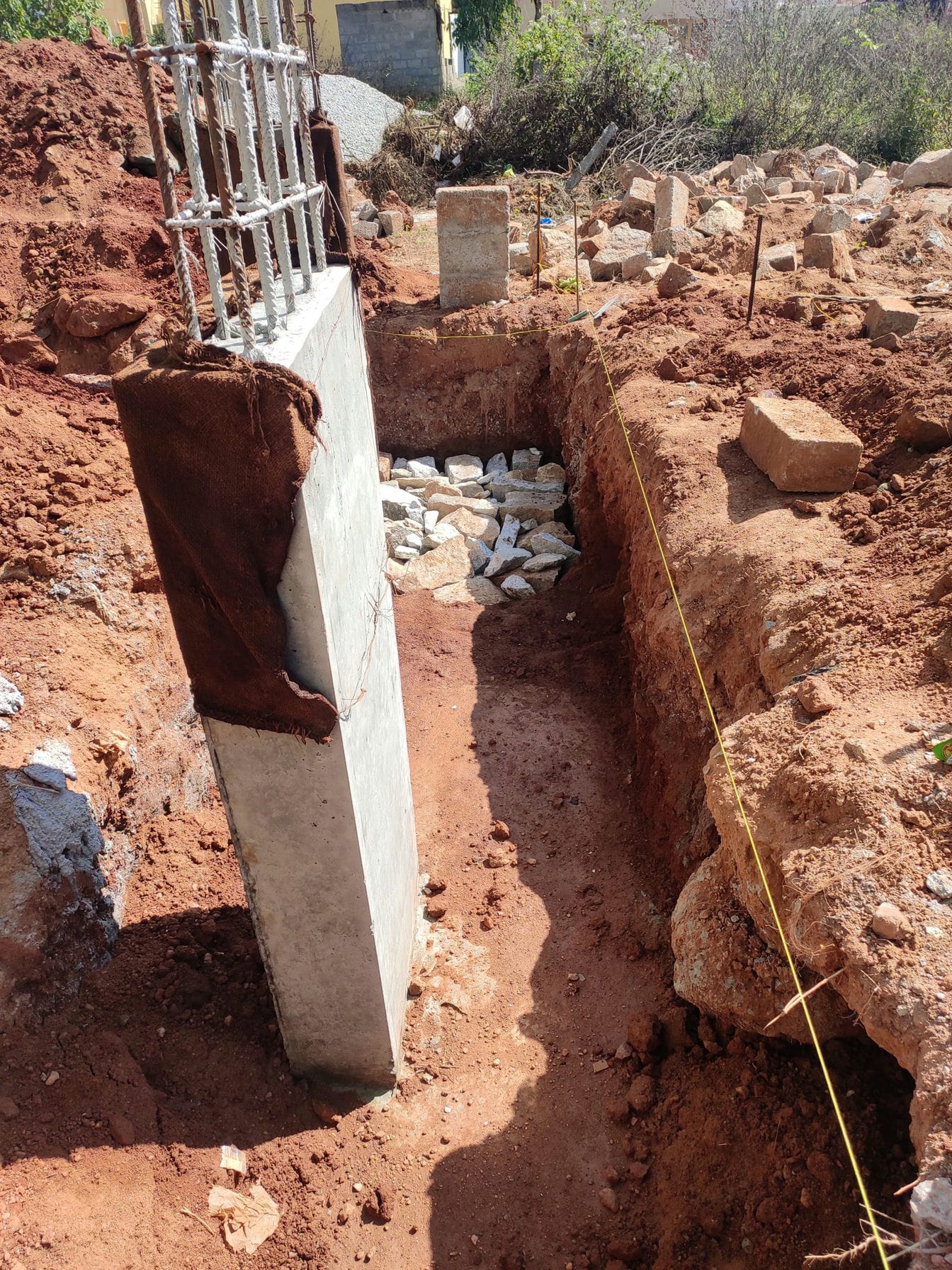 tied thread for know our site boundry