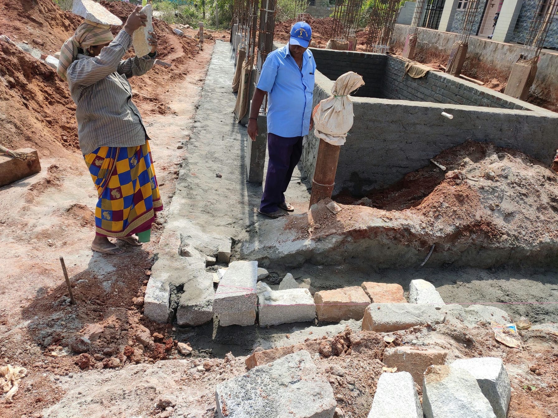 size stone masonry full view