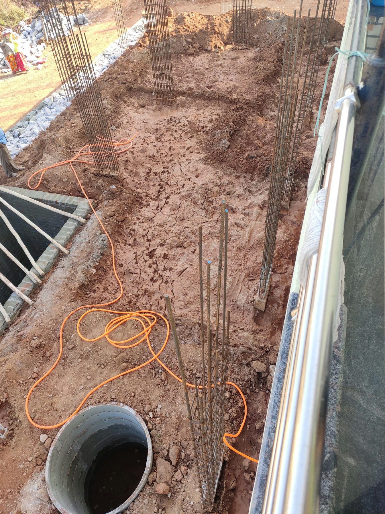 water dried inside site